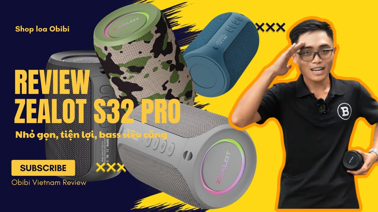 Review loa Bluetooth Zealot S32 Pro | OBIBI Việt Nam Review