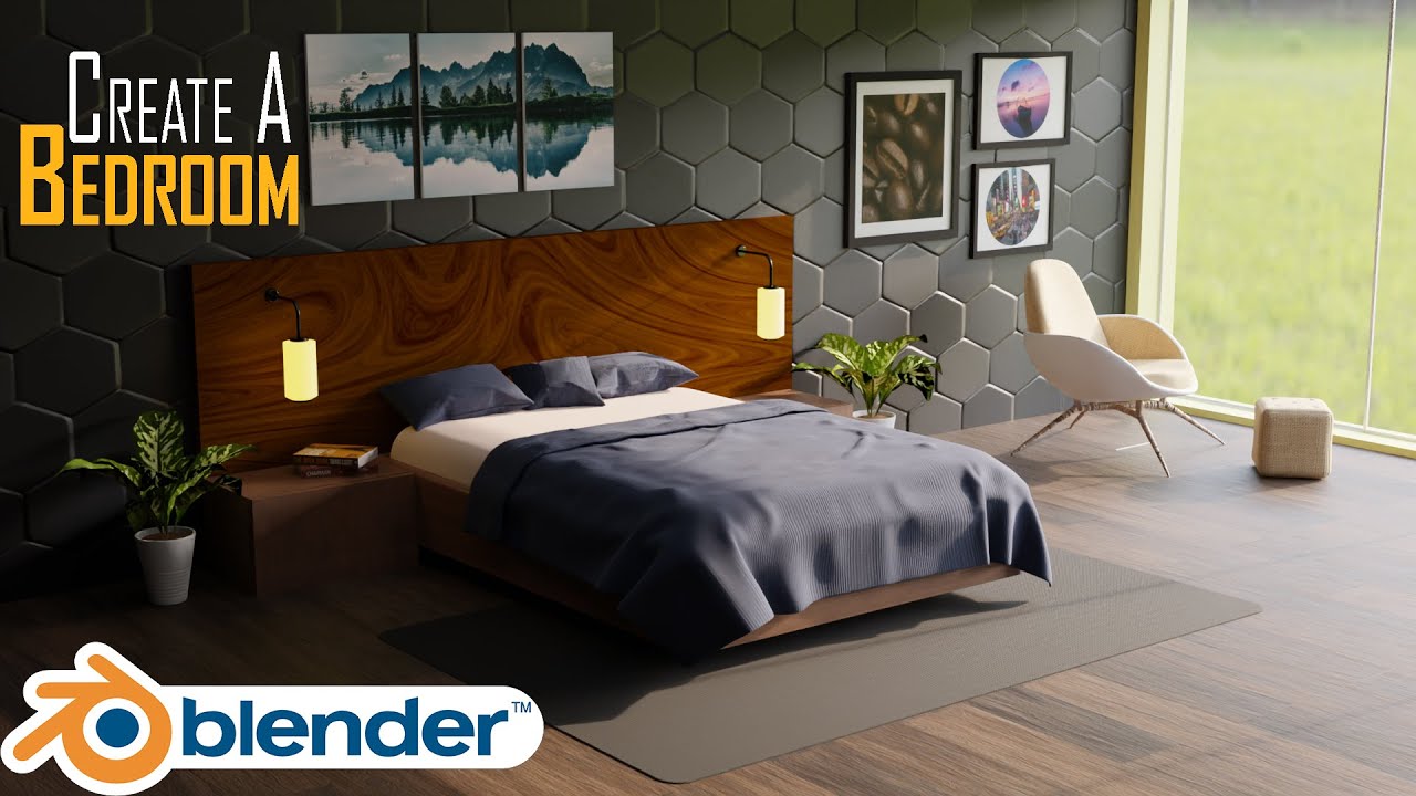 Create a Modern Bedroom in Blender