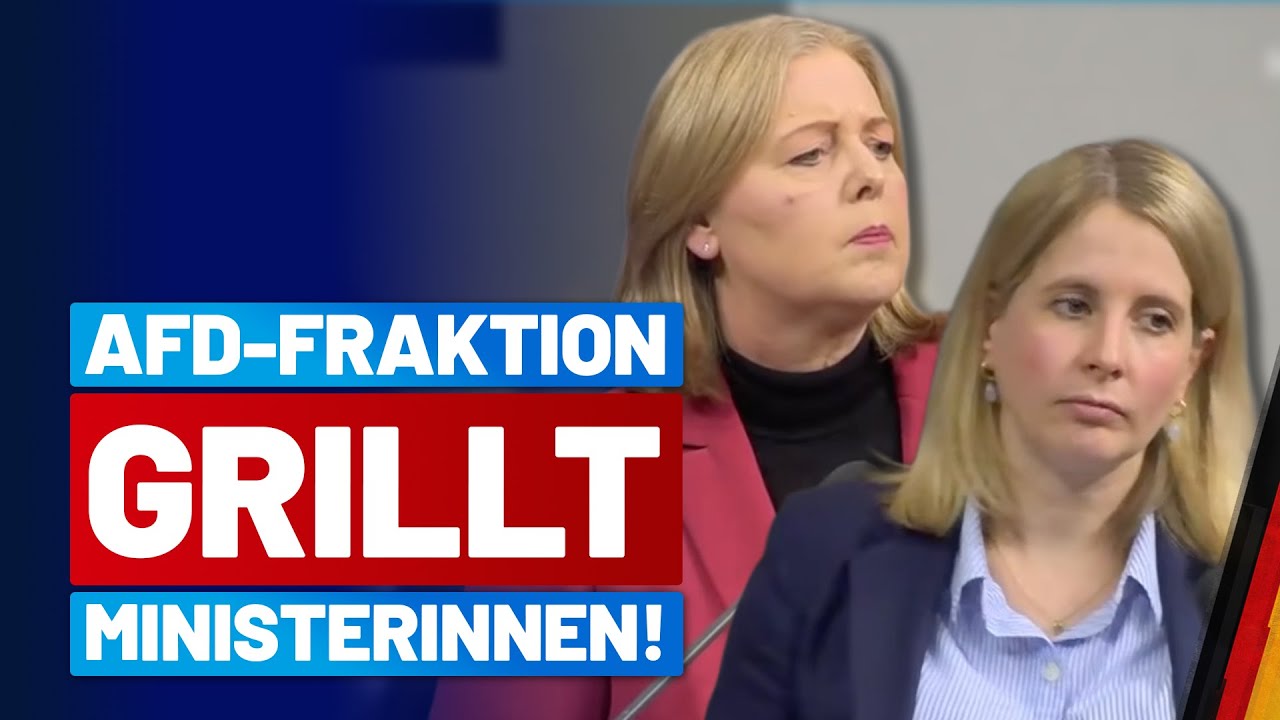 AfD-Fraktion grillt die Bundesministerinnen Bärbel Bas & Verena Hubertz - AfD-Fraktion im Bundestag
