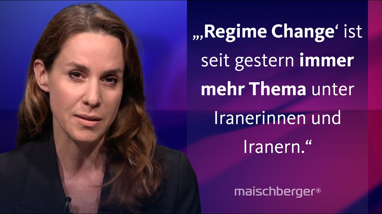 Regimewechsel im Iran? Natalie Amiri über die Stimmung in der iranischen Bevölkerung | maischberger