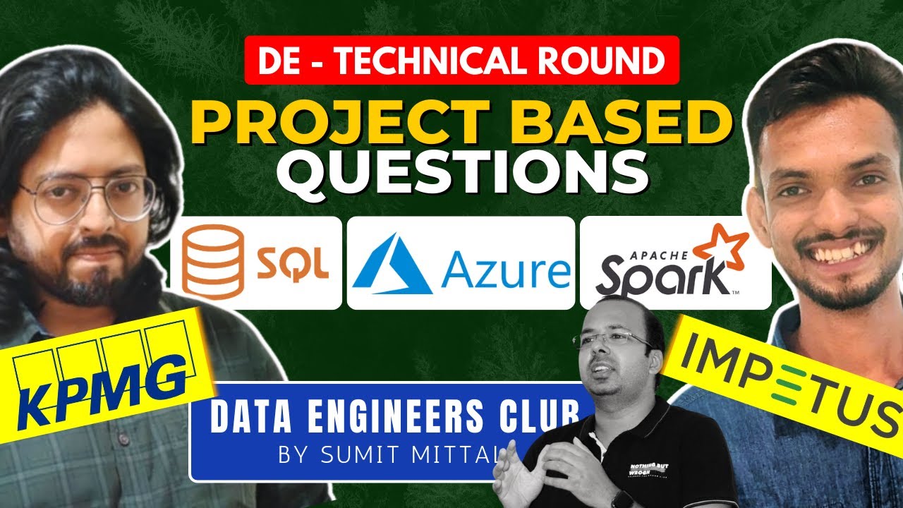 Интервью для опытных кандидатов на первый технический раунд Apache Spark | Azure | SQL #интервью