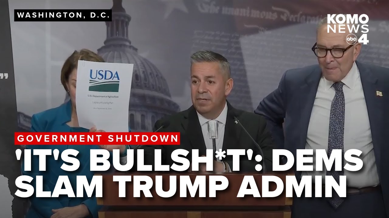 &laquo;Это чушь&raquo;: демократы критикуют администрацию Трампа и обвиняют Министерство сельского хозяйства ...