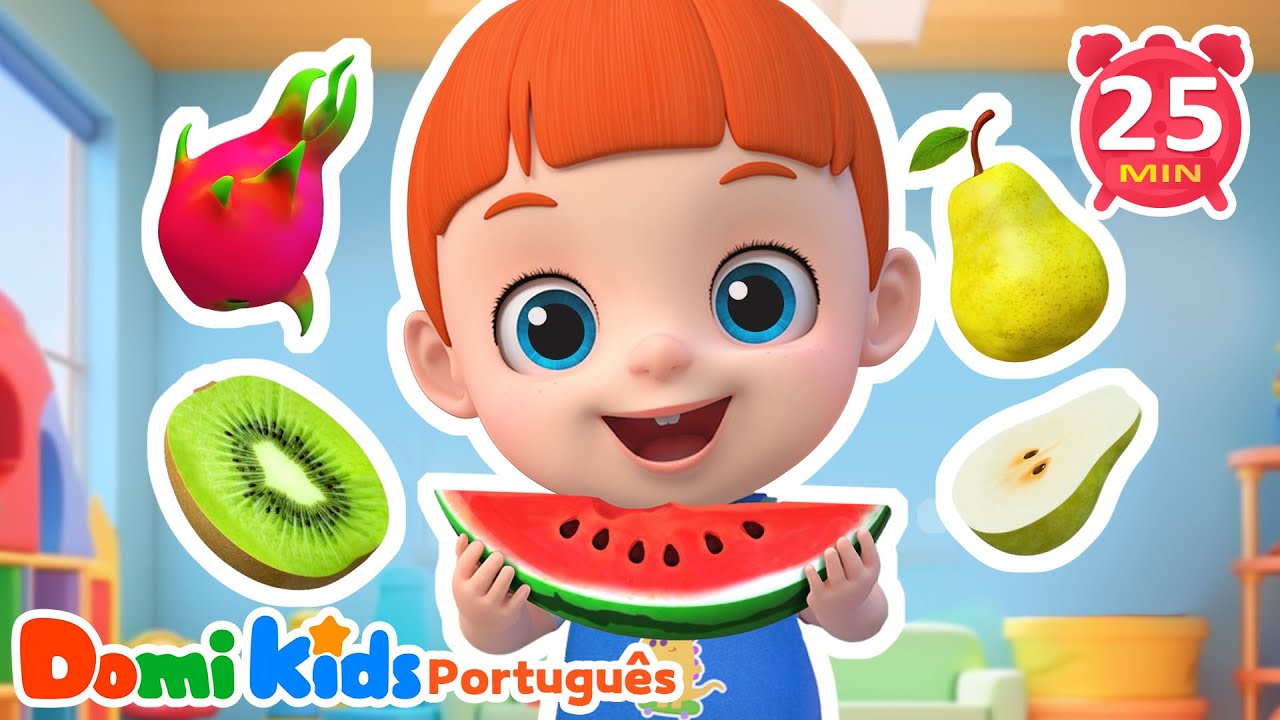 Frutas Coloridas 🌈🍇 | Canções Infantis | Domi Kids