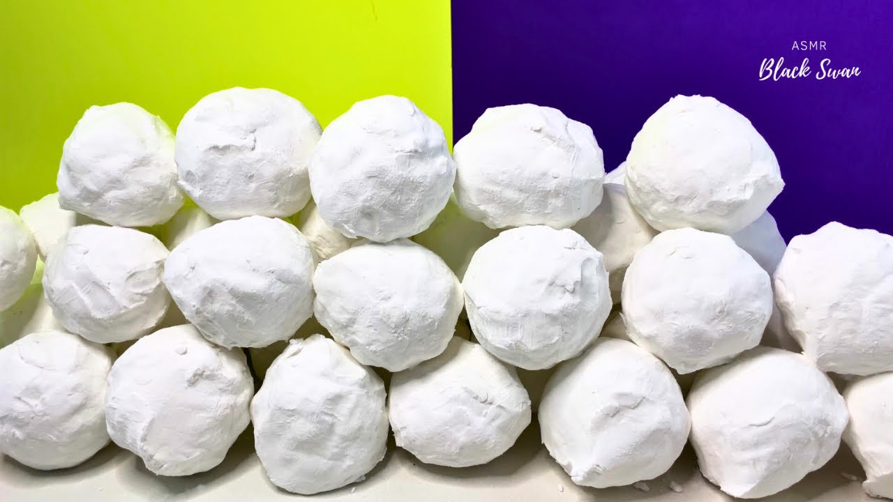 🏐 Crunchy ASMR Baking Soda Balls | Satisfying Video