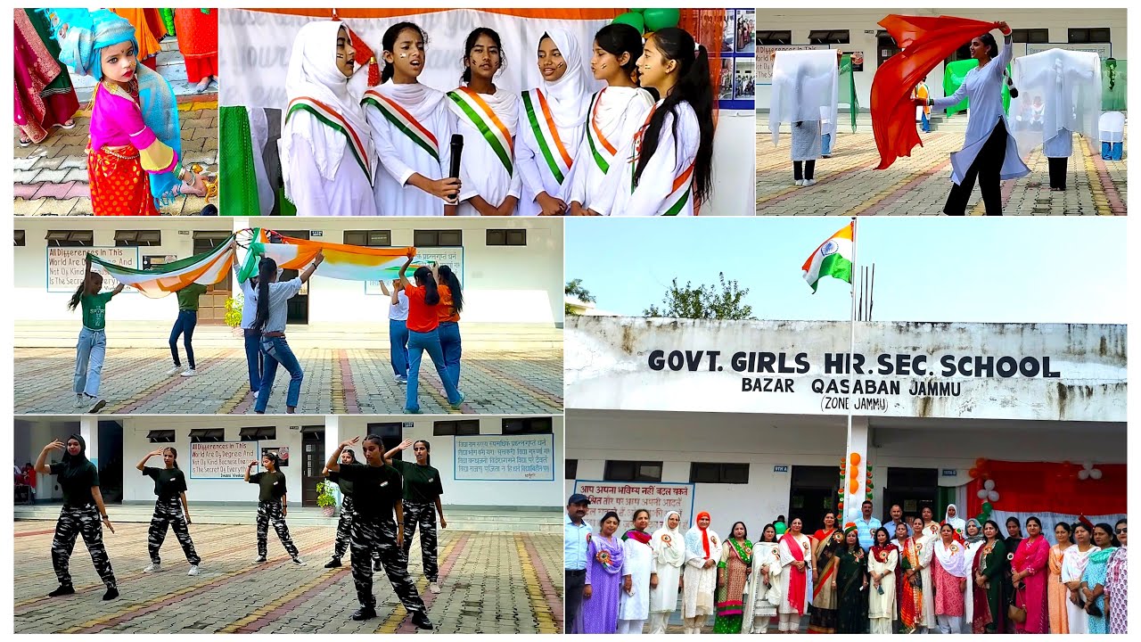77th Independence Day Celebration at GGHSS Bazar Qasaban Jammu