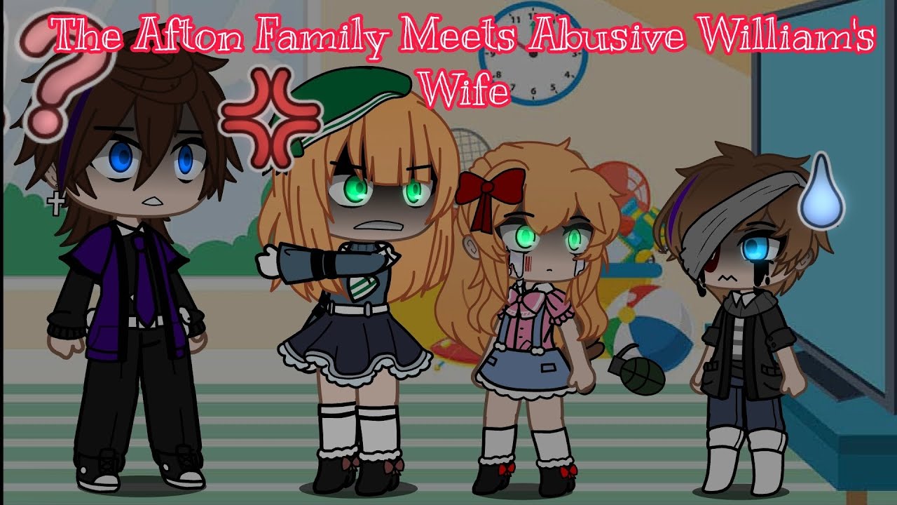 The Afton Family Meets Ab*sive William's Wife || GachaPuppies