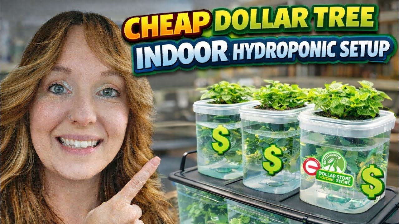 Cheap Dollar Store Kratky Hydroponic System Setup