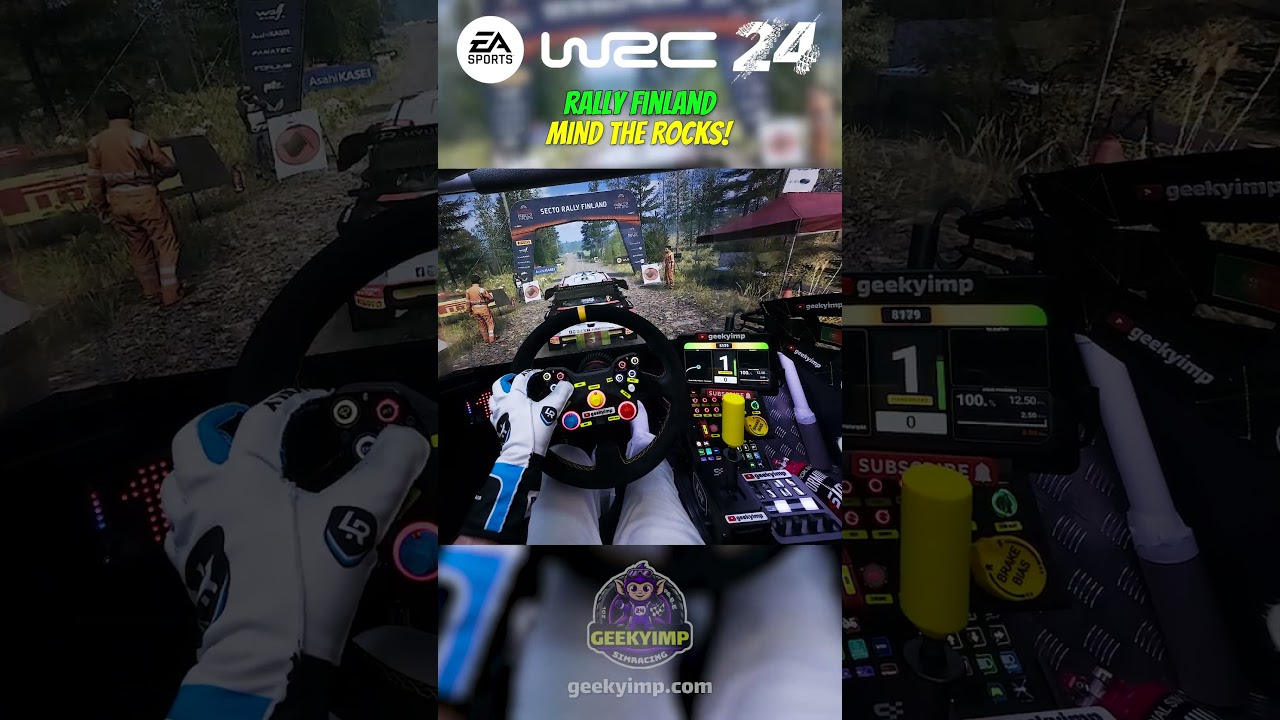 Let's goooo! Realistic SIMRIG POV | WRC Rally Finland | Hatanpaa