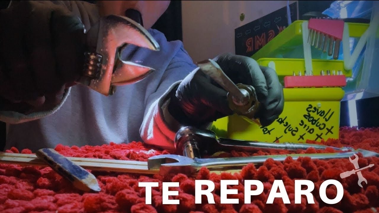 ASMR-Roleplay👨‍🔧ERES UN ROBOT TE REPARO CON MEDIDAS📐⚒️MUY EXACTAS(confía te dormirás)