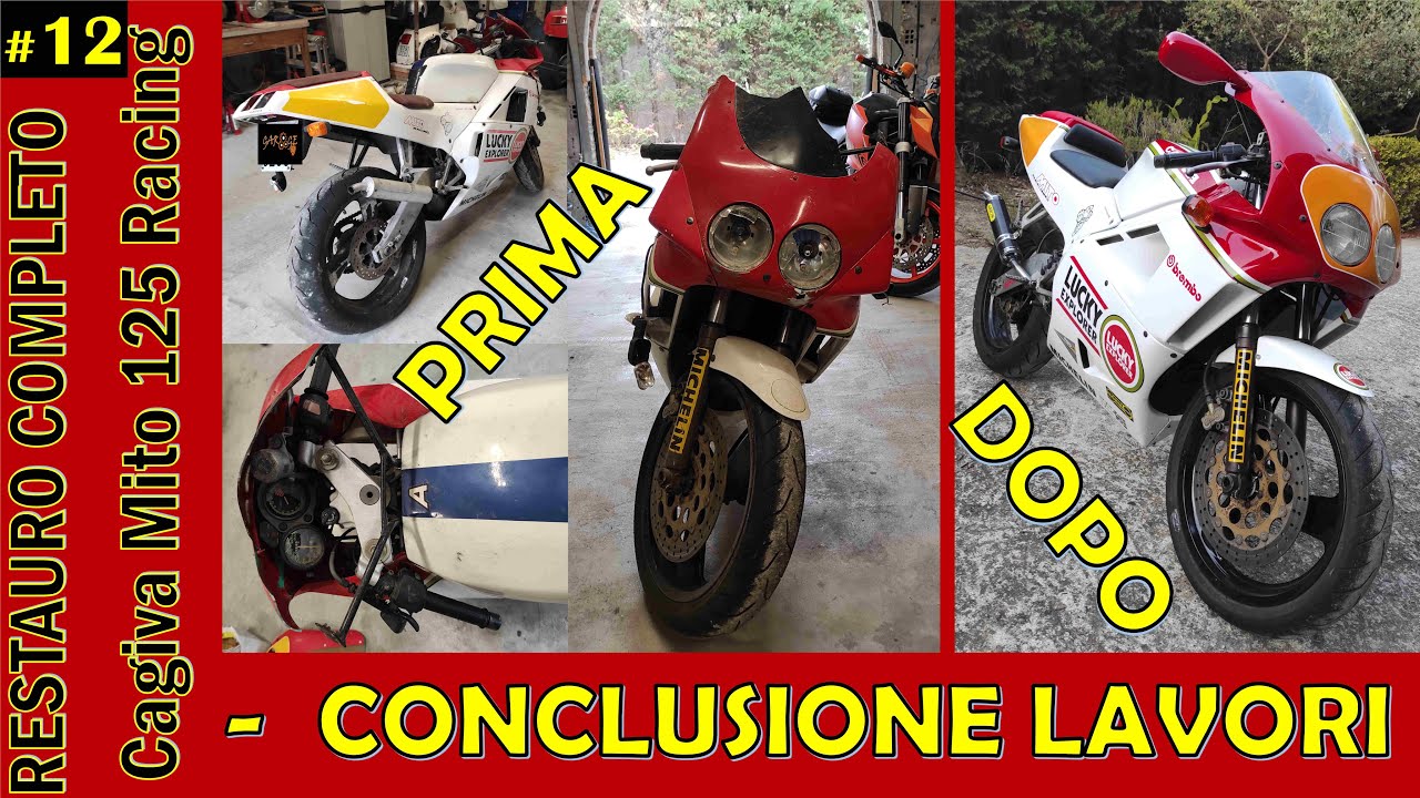 IL GRAN FINALE *commovente* - Restauro Cagiva Mito 125 Racing #12