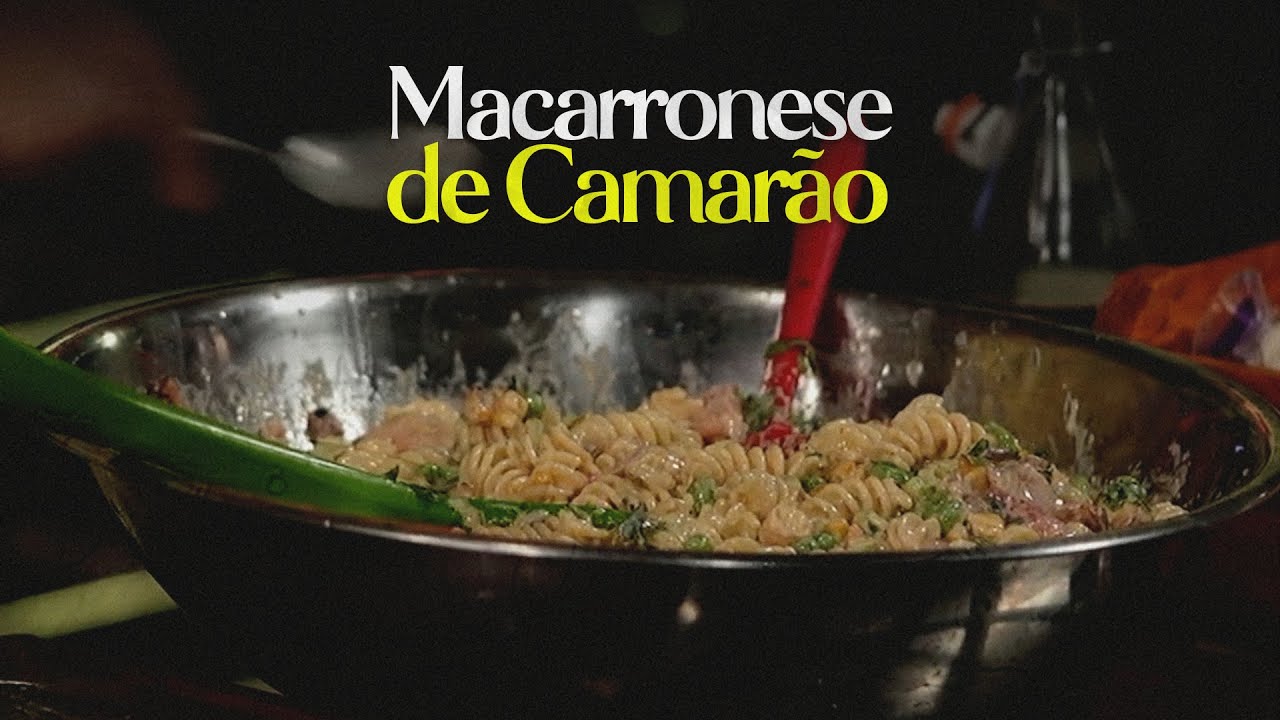 Macarronese de Camarão! Uma Delícia!