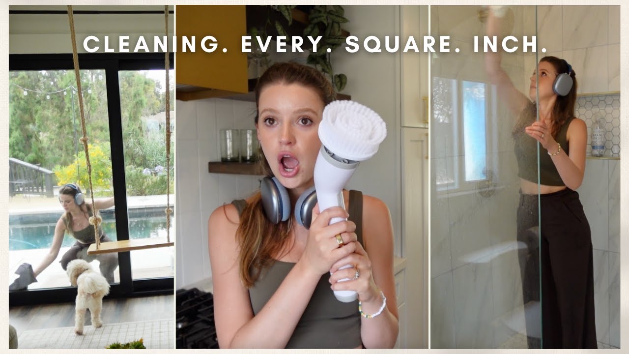 MASSIVE deep clean, refresh + reset with me. (we find lots of dust + grime)