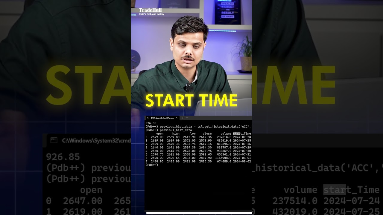 Historical Data for Backtesting | Stock Market Data | Tradehull