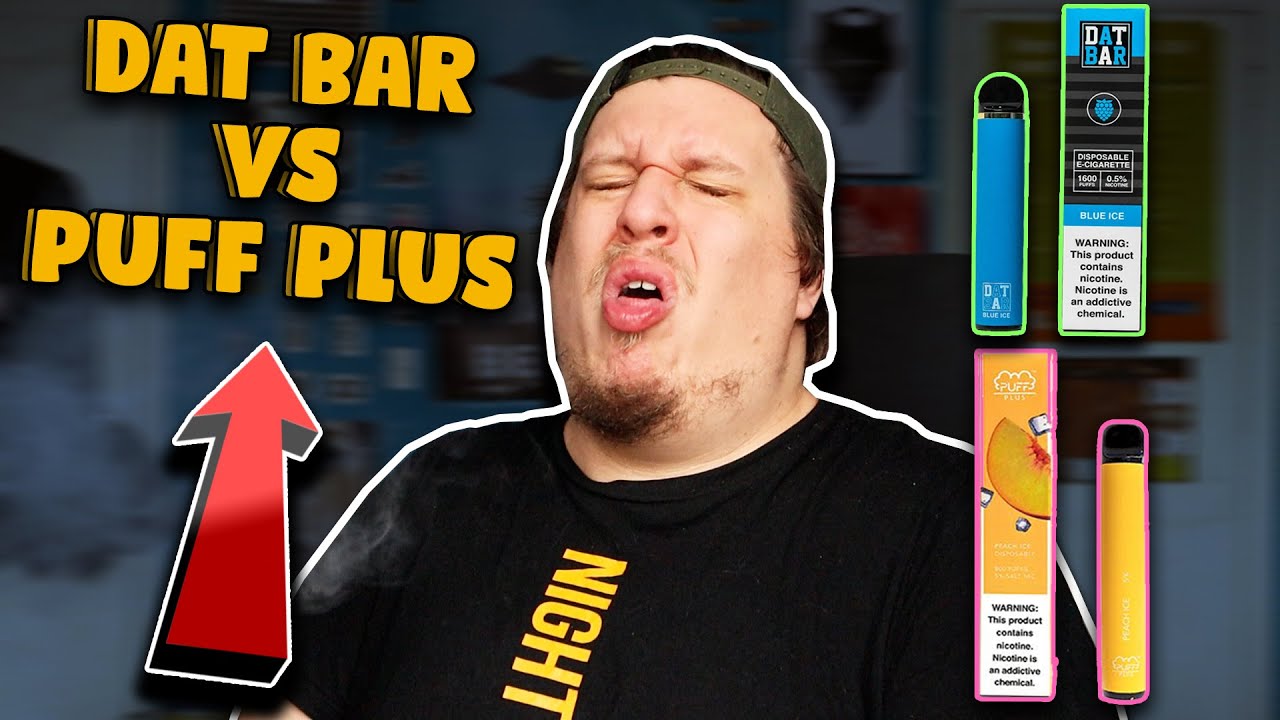 DAT BAR Disposable Vape vs Puff Bar Plus Review