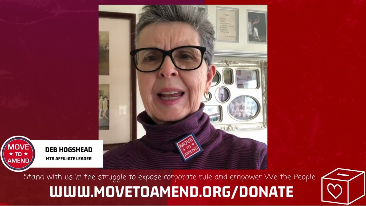 Why the We the People Amendment Matters: Deb Hogshead's Call to Action