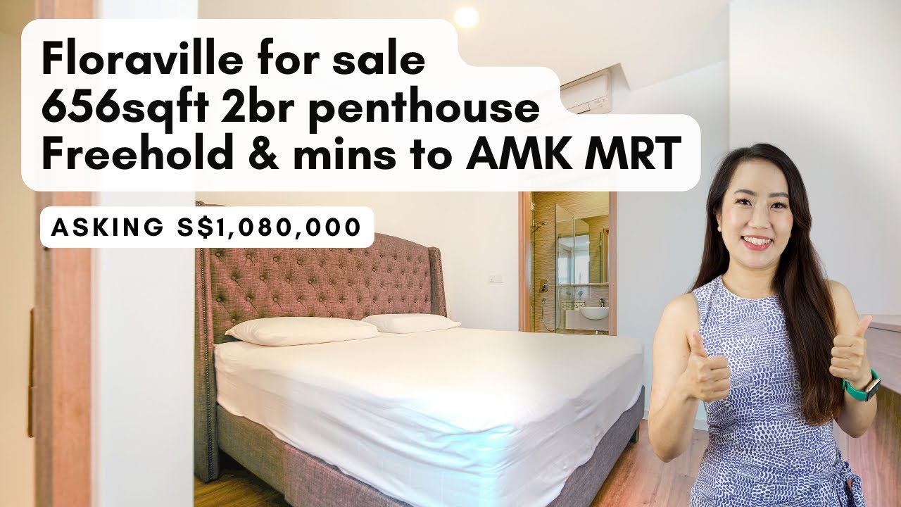 [For sale] Floraville 2 bed 2 bath penthouse with high ceiling | Minutes to Yio Chu Kang MRT