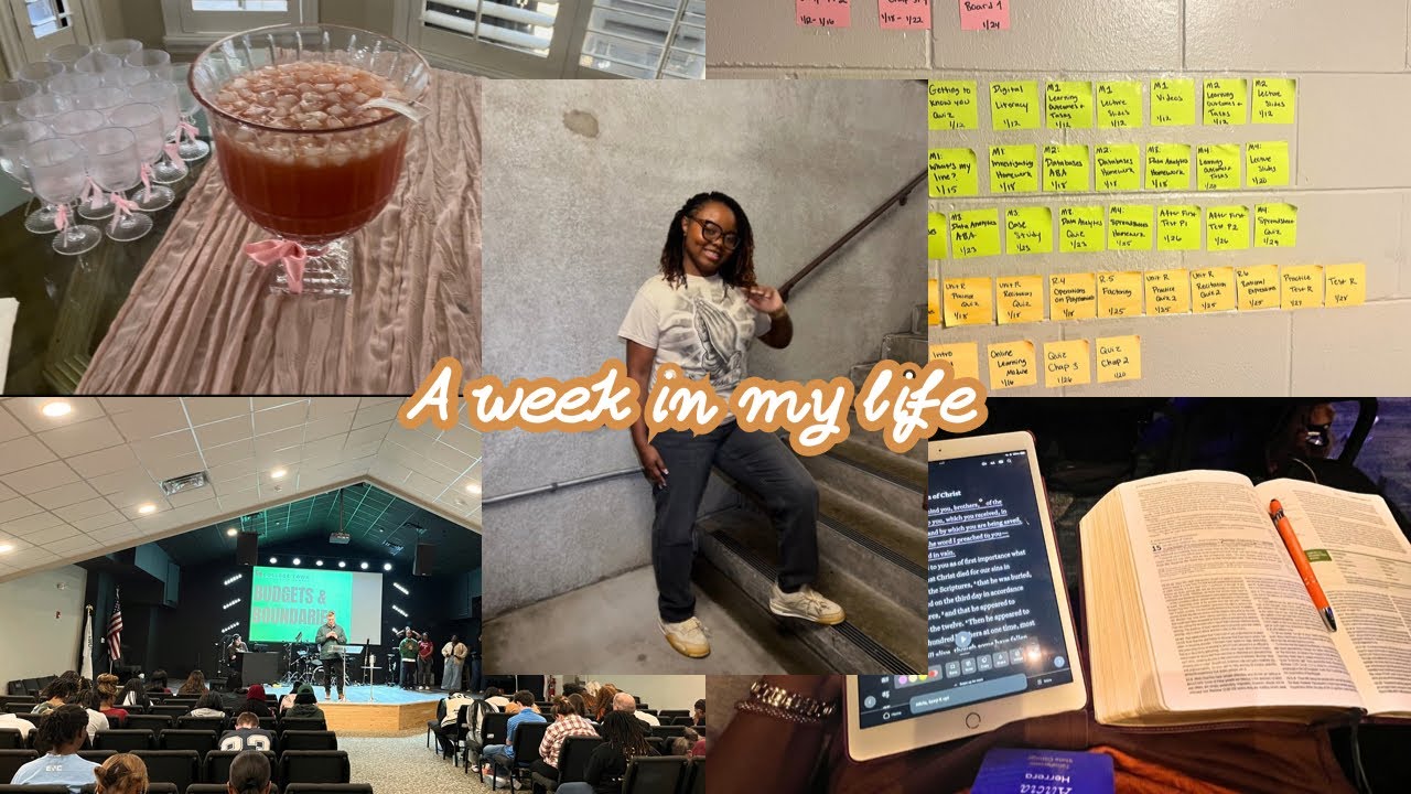 A WEEK WITH ME ✞ | New Routines, Time with Jesus, and Godly Community!