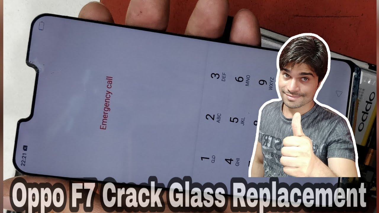 Oppo F7 Broken/Crack Glass Only Replacement | Disassemble | Screen Repair |