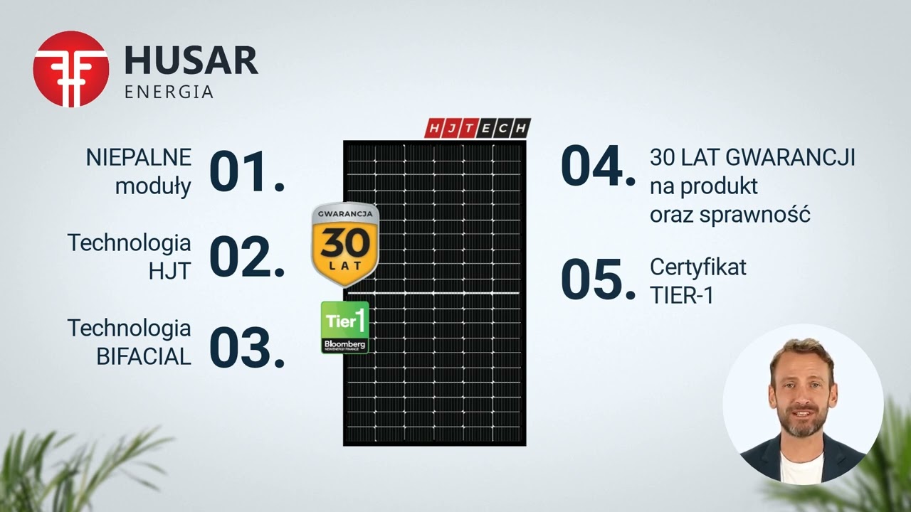 Moduły SunProPower HJT