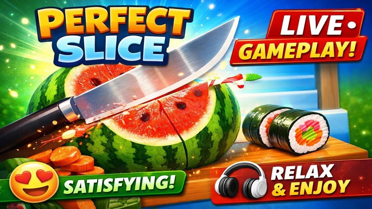 LIVE | Perfect Slice Gameplay Satisfying Cuts 🔪#shorts #shortsfeed #gaming #viral