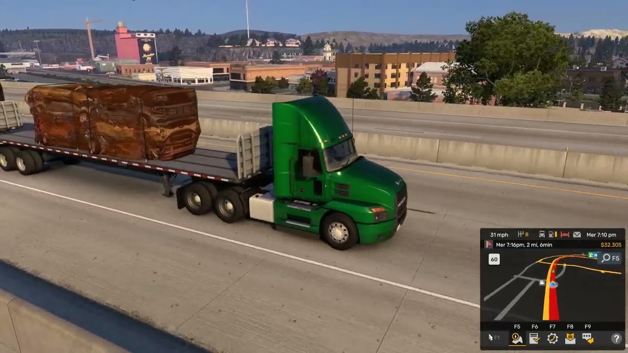 American Truck Simulator - Oregon (Pendelton - The Dalles - Bend)
