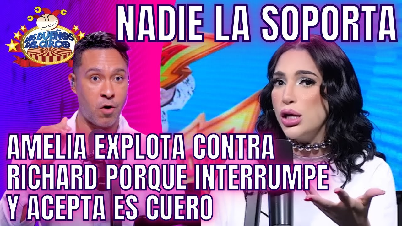 AMELIA EXPLOTA PORQUE LA INTERRUMPEN. NADIE LA SOPORTA EN SHOW Y QUIEREN FUERA