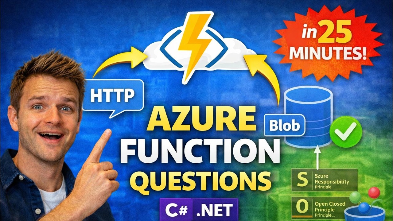 Azure Function App in 25 Minutes | HTTP Trigger & Blob Trigger Tutorial | Hindi | 2026 | Day 6