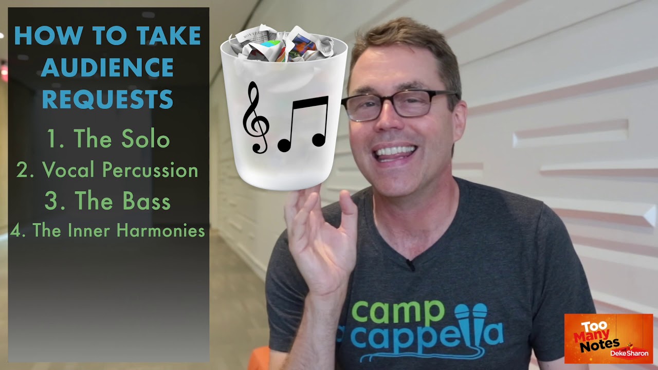 How To Take Audience Requests in an A Cappella Group