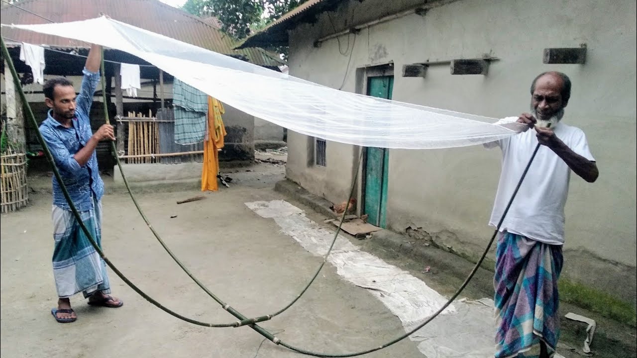 How to make fishing net/ মাছ ধরার জাল তৈরি করুন/Different Village
