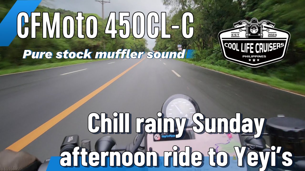 CFMoto 450CL-C | Pure Stock Pipe Sound | Chill Ride to Yeyi’s in Tanay, Rizal