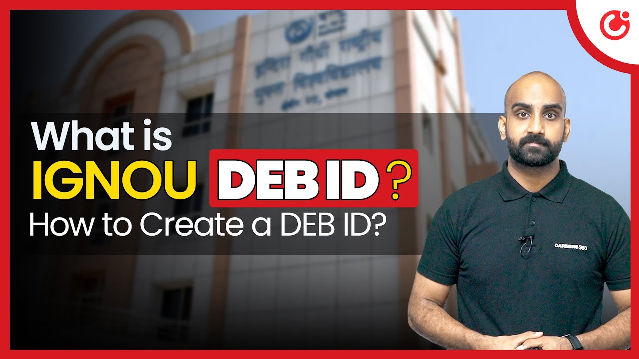 How to Create DEB ID For Open and Distance Learning and Online Programmes
