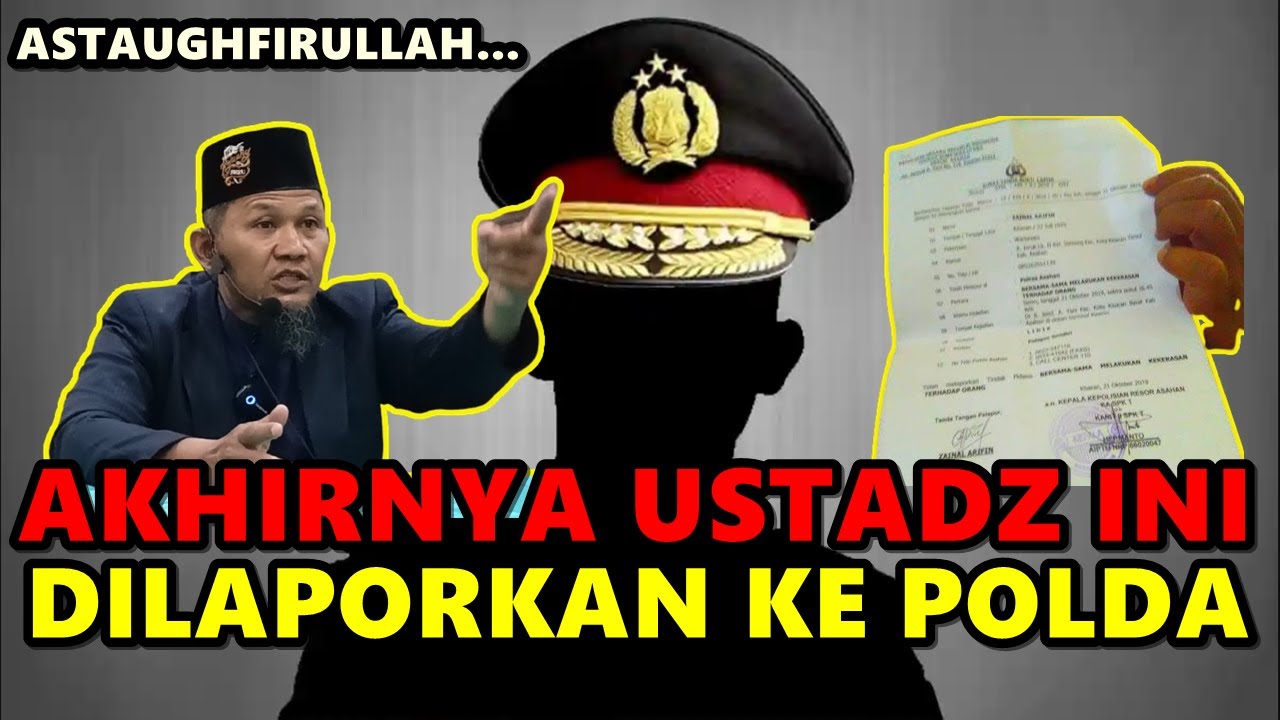 Akhirnya Ustadz ini Di Laporkan Ke Polda - Ustadz Zulherwin