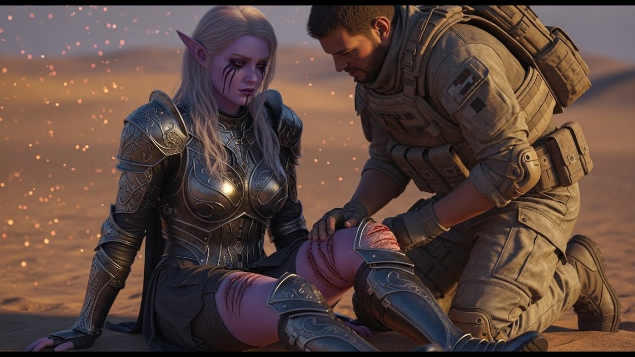Everyone Turned Their Backs But One Human Soldier Stepped Forward and Saved Paralyzed Alien Warrior