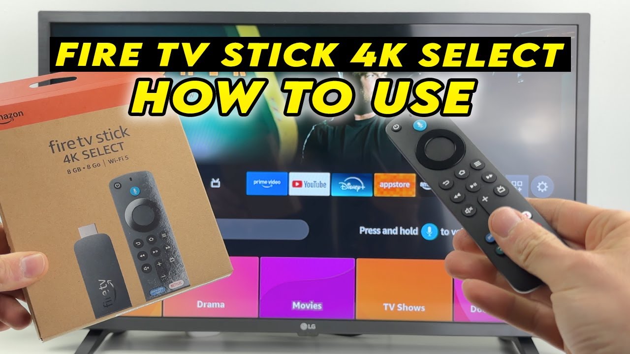 Как использовать Fire TV Stick 4K Select — пошаговое руководство