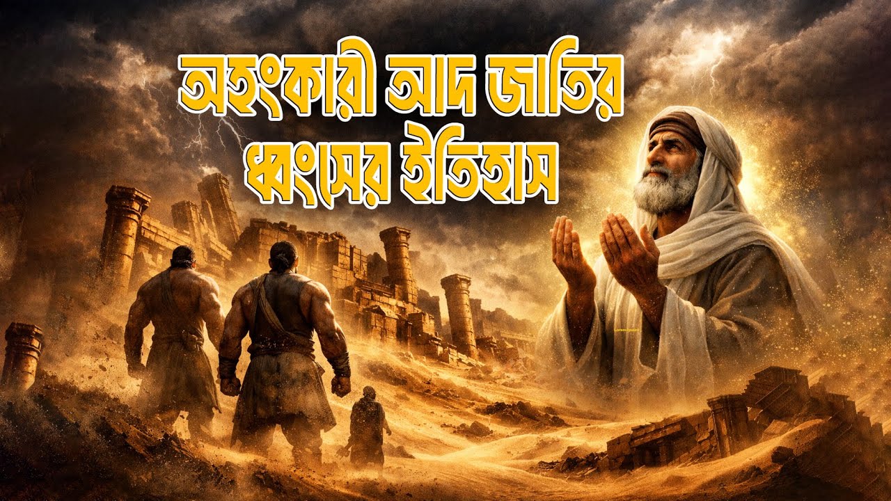 আদ জাতির ধ্বংস: হযরত হূদ আলাইহিস সালামের যুগান্তকারী আজাবের কাহিনী | ইরামের প্রাসাদ ধ্বংস