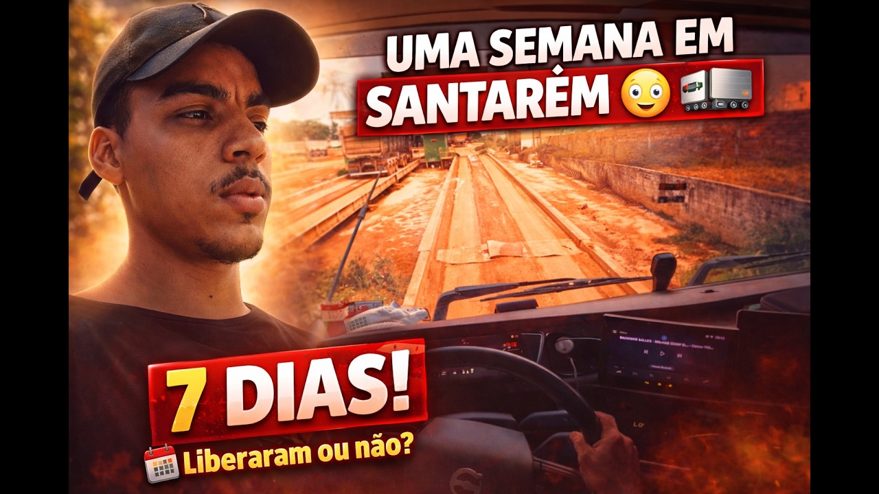 UMA SEMANA PRESO EM SANTARÉM 😳🚛