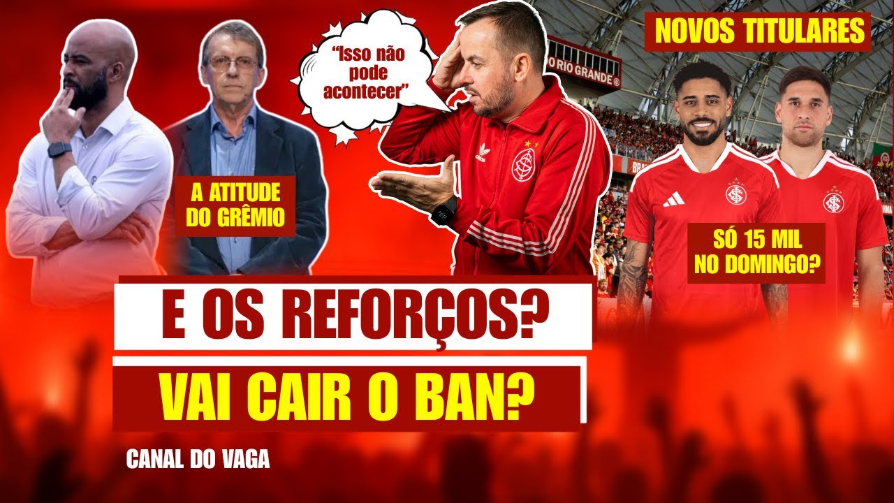 E OS REFORÇOS?? | VAI CAIR O TRANSFER BAN? | VIU O QUE O GRÊMIO FEZ? | OS NOVOS TITULARES