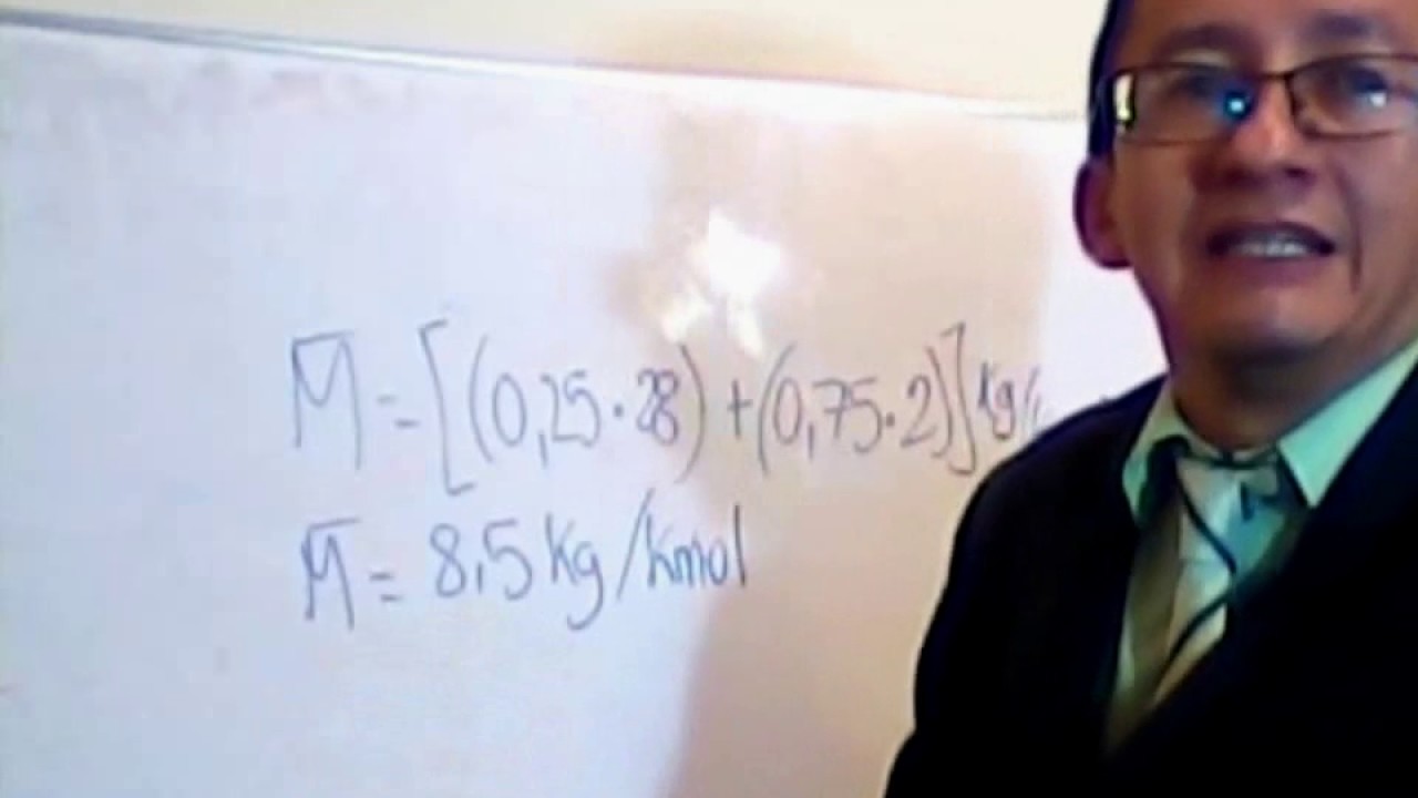 Flujos másicos y molares de mezcla y de componente