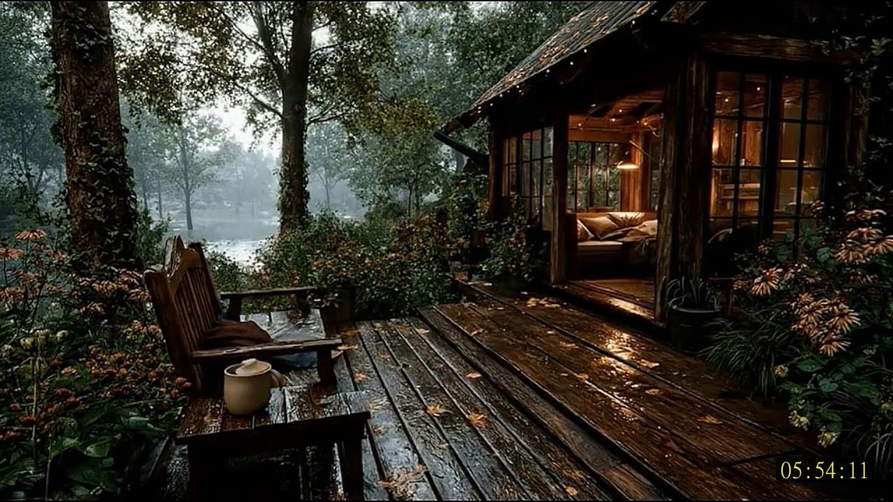 Fall Asleep Faster with Rainstorm and Thunder