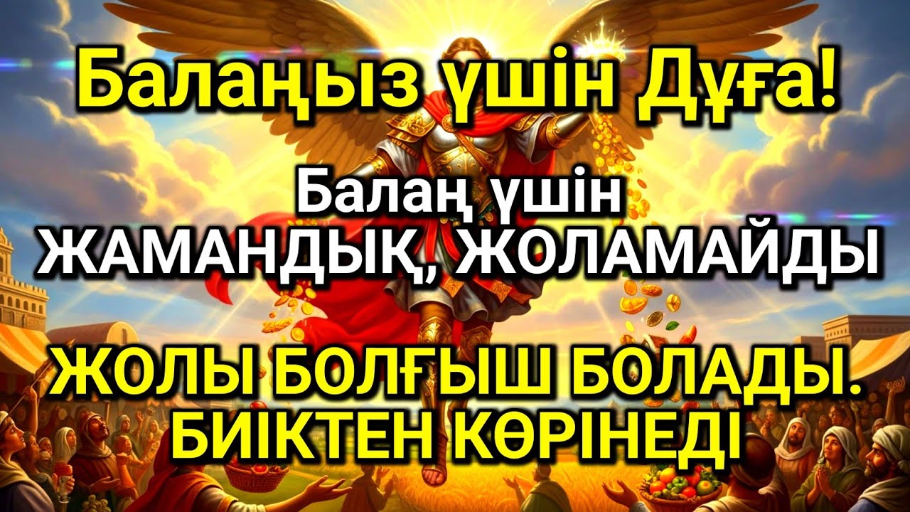 🤲🙏💯Балаңызға еш жамандық бәлекет кесіp жоламайды, жетістікке жетеді