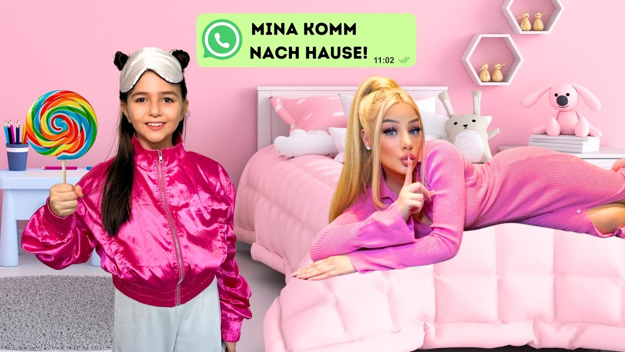 KLEINES M&Auml;DCHEN &uuml;bernachtet bei MIR! 🤫