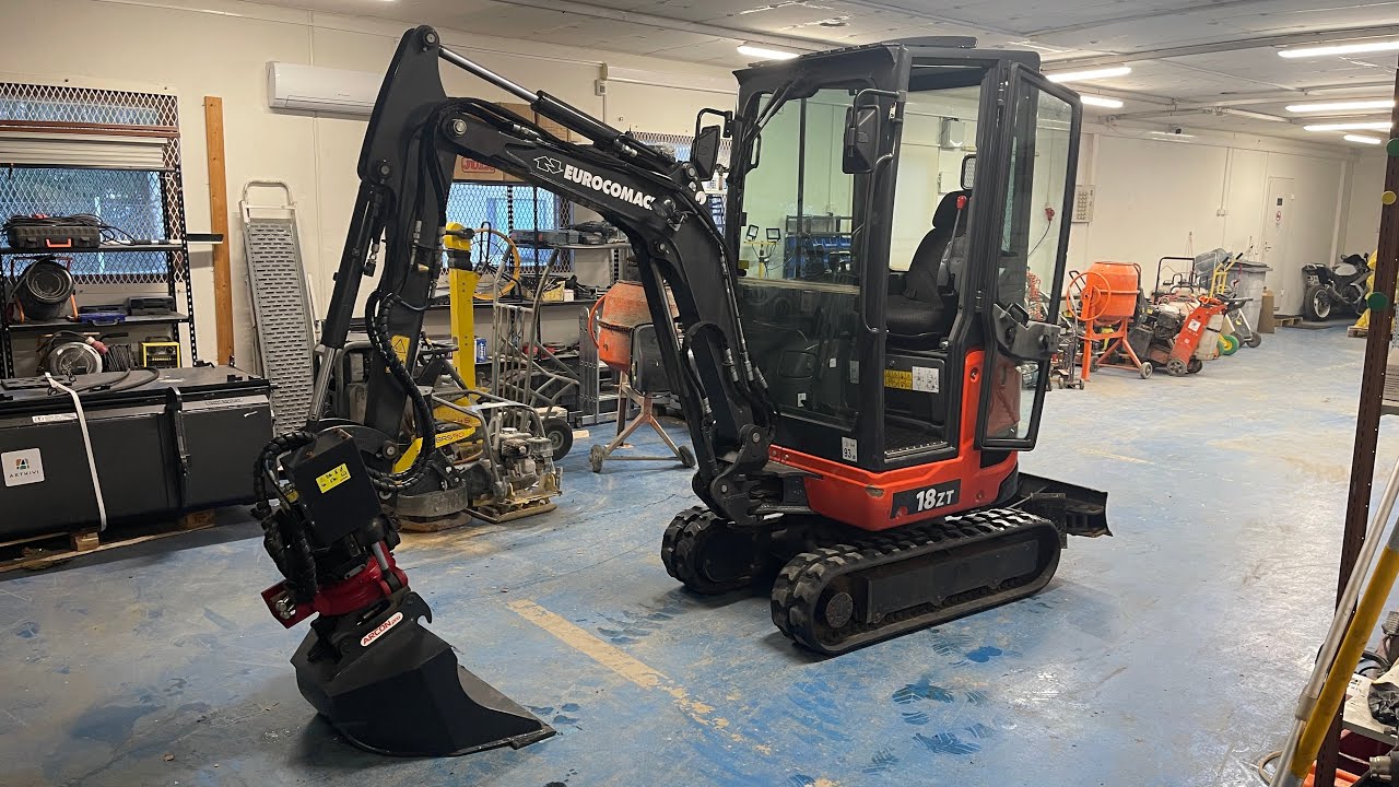 Eurocomach 18zt + tiltrotator Finntilt