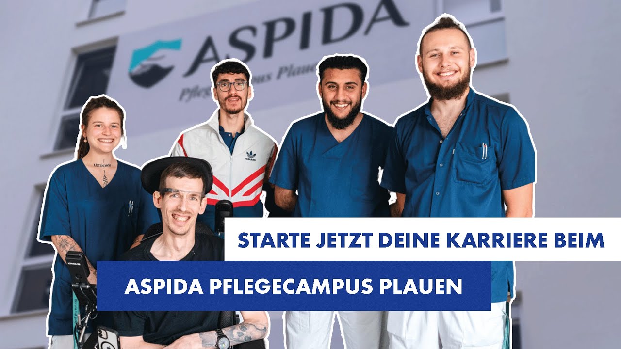 Starte jetzt Deine Karriere beim ASPIDA Pflegecampus Plauen!