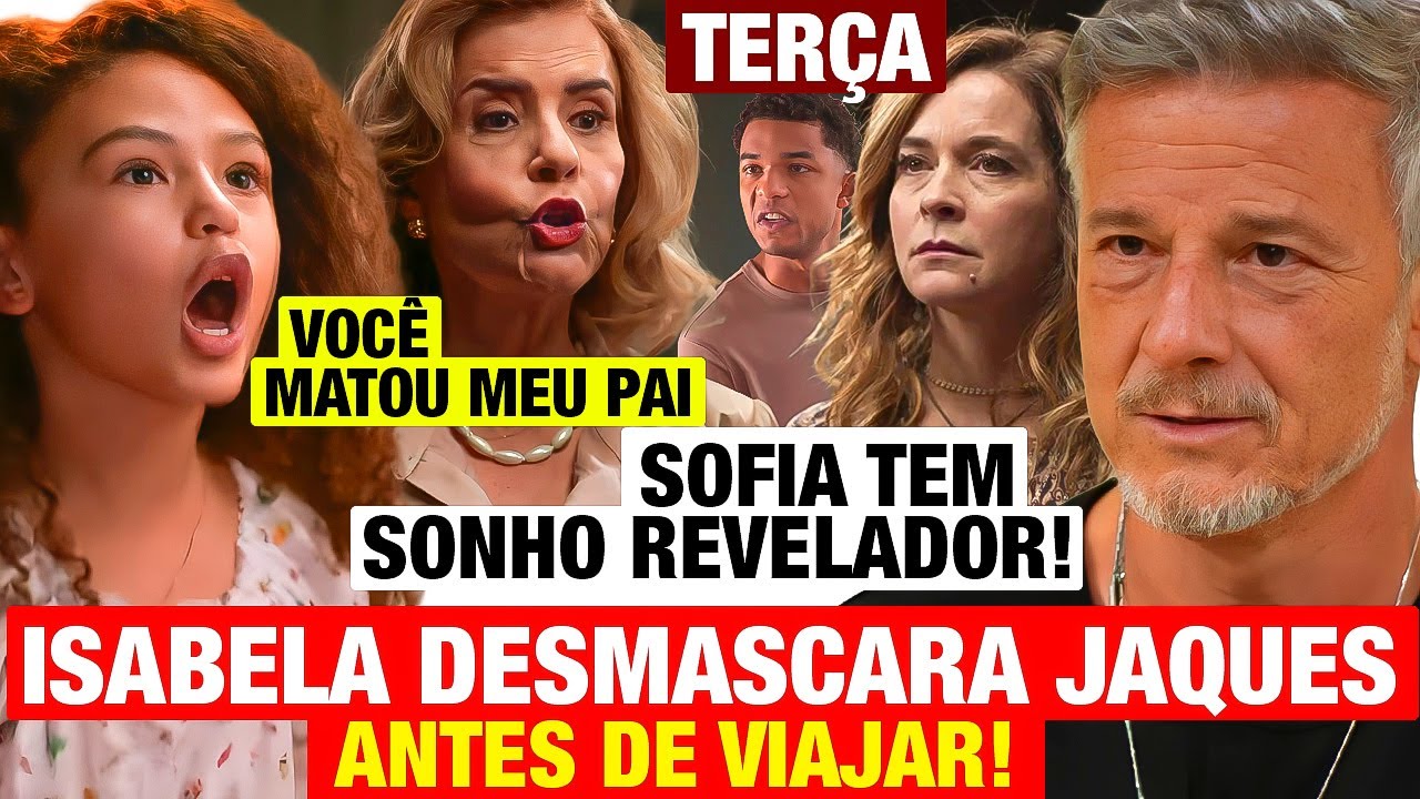 DONA DE MIM: TER&Ccedil;A 28/10 - Isabel DESMASCARA JAQUES PRA FILIPA antes de viajar! Sofia descobre TUDO!