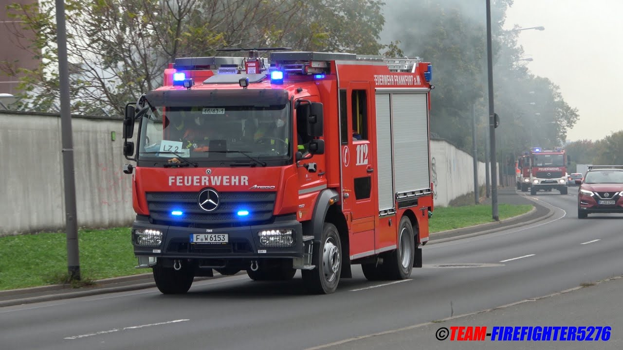 [Großbrand im Industriepark Griesheim] Herbstabschlussübung 2022 der Frankfurter Jugendfeuerwehren