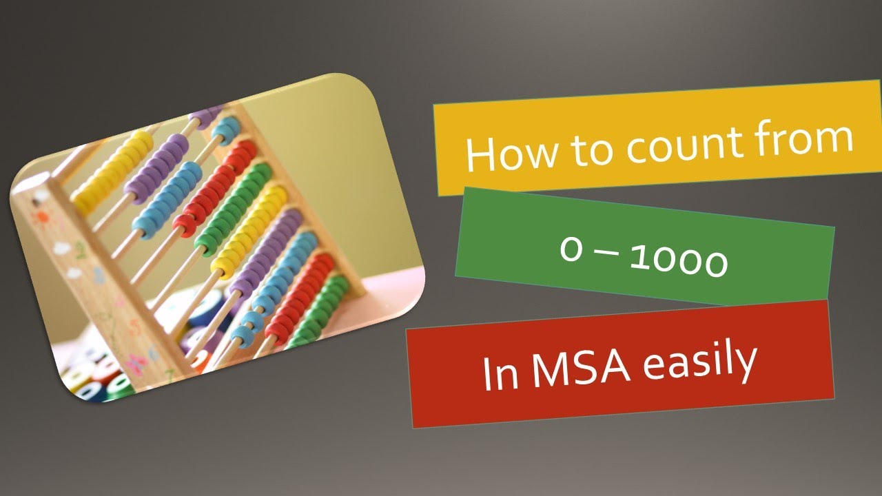 How to count in Modern Standard Arabic from 0-1000 easily  - Learn Arabic