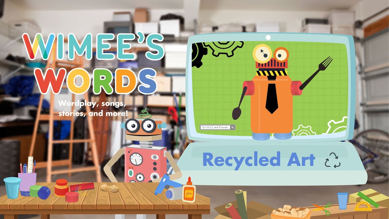 Recycled Art! Full Episode! #wimee #preschool #kindergarten #artsandcrafts #makerspace #mattmcgee