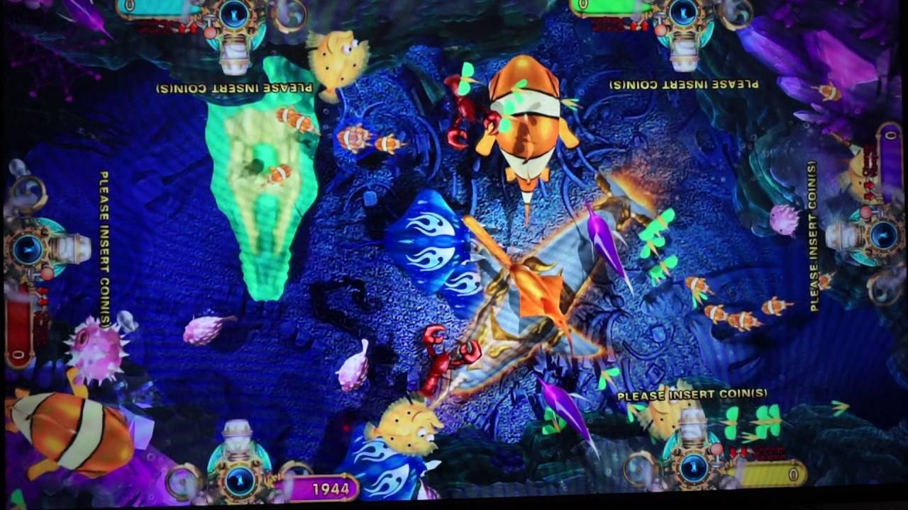Ocean King 2 Skilled Fish-Dragon Hunting Video Arcade Fishing Game Machine