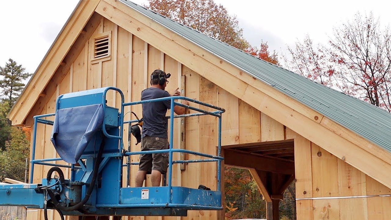 We Can't Let this Nail Gun Injury Stop Us NOW! Last Day with the Lift to Complete the Trim Work