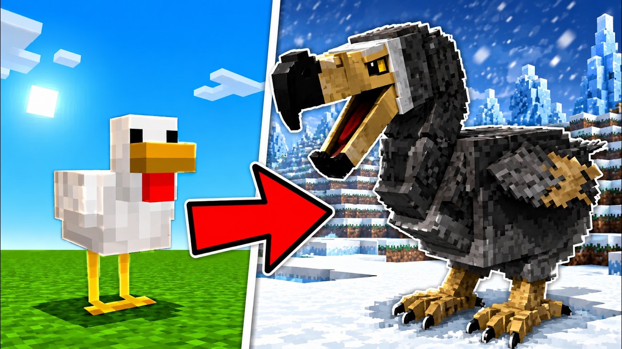 I Remade Every Mob Prehistoric in Minecraft